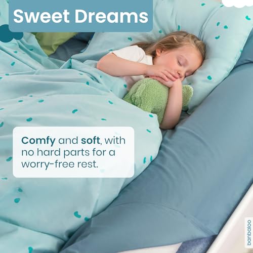 BANBALOO | Bed Bumper for Toddlers - Premium Model | XL Bed Barrier with Mattress Cover | Toddler Bed Bumper | Easy Setup and Quick Installation | Queen, King, Twin, Full-Size Bed | Foam and Cotton - Image 2