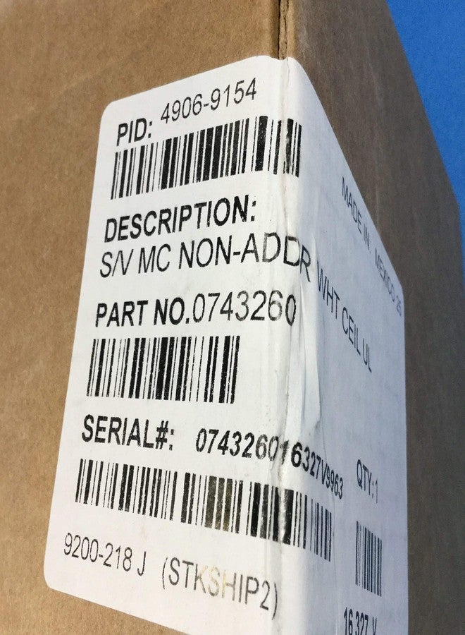 SIMPLEX 4906-9154 -S/V M-C Non-ADDR -White Ceiling Mt - Image 3