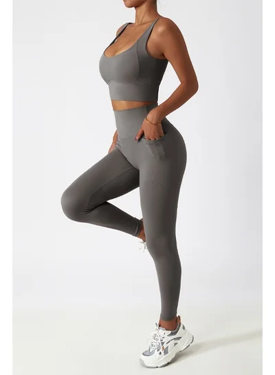 KAWN.YOGA Womens High Waist Contour Workout sport Leggings Yoga Pants Tummy Control Running Pants.