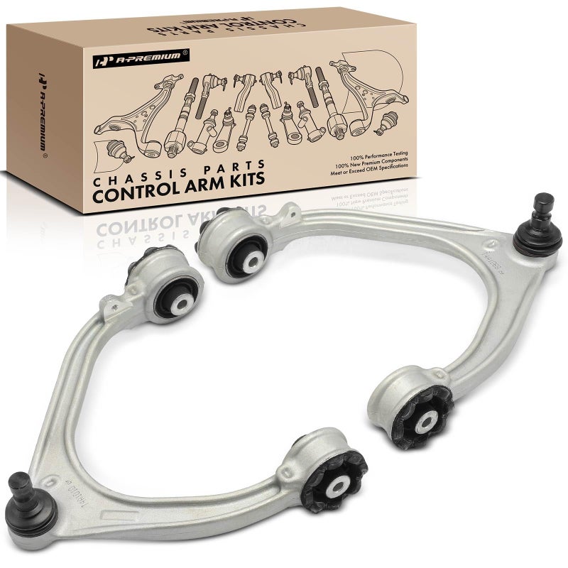 A-Premium 2 x Front Upper Control Arm with Ball Joint & Bushing, Compatible with Jaguar F-Pace FPace 2017-2020 & Land Rover Range Rover Velar 2018-2020 - Image 1