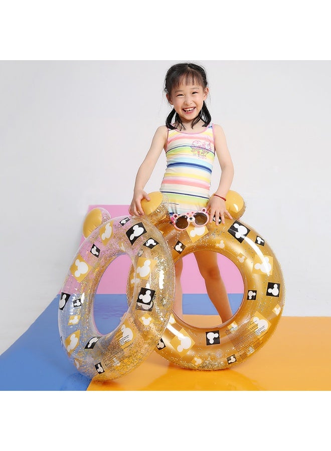 Sainteve Kids Inflatable Swimming Ring with Glitter – 18-Inch Pool Float - Image 5