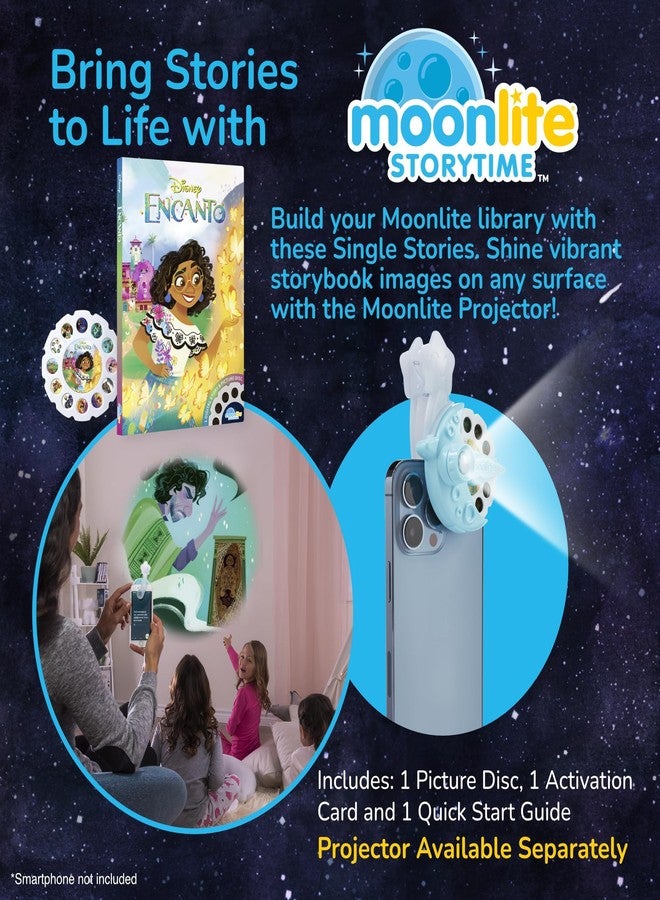 مونليت وقت قصة مونلايت - قصة إنكانتو من ديزني - قراءة سحرية معًا - جهاز عرض غير متضمن - قرص واحد للأطفال والصغار - سحر القصة الرقمية - هدايا تعليمية للأطفال من عمر سنة فما فوق - Image 2