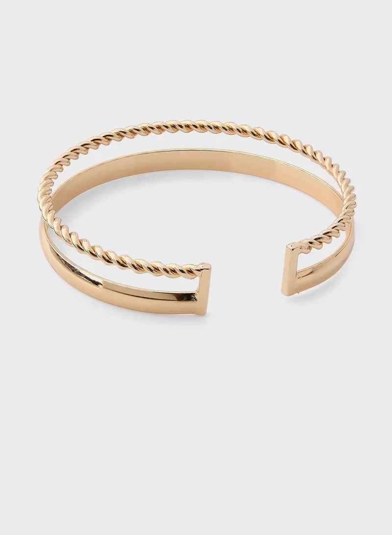 ELLA Layered Cuff Bangle