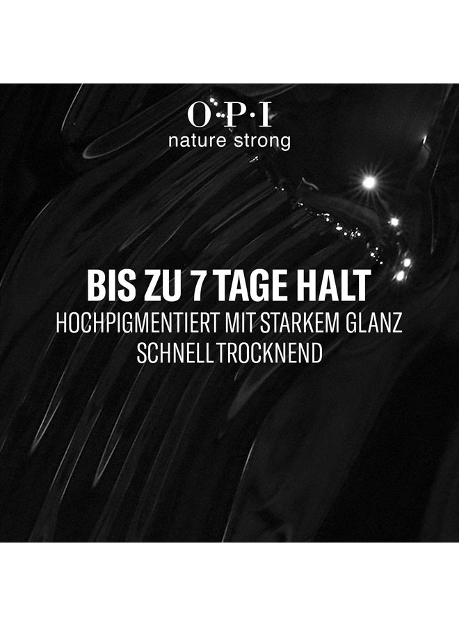 OPI طلاء أظافر نباتي قوي من ناتشر، سماء أونيكس، طلاء أظافر أسود، من أصل طبيعي، خالي من القسوة، 0.5 أونصة سائلة. - Image 2