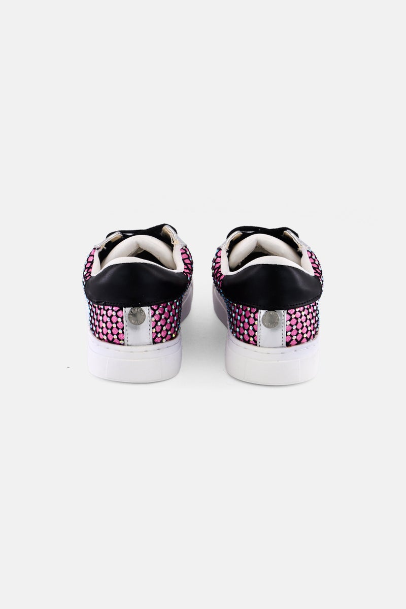 STEVE MADDEN Kids Girl Jrowdy Lace Up Shoes, Multicolor - Image 4