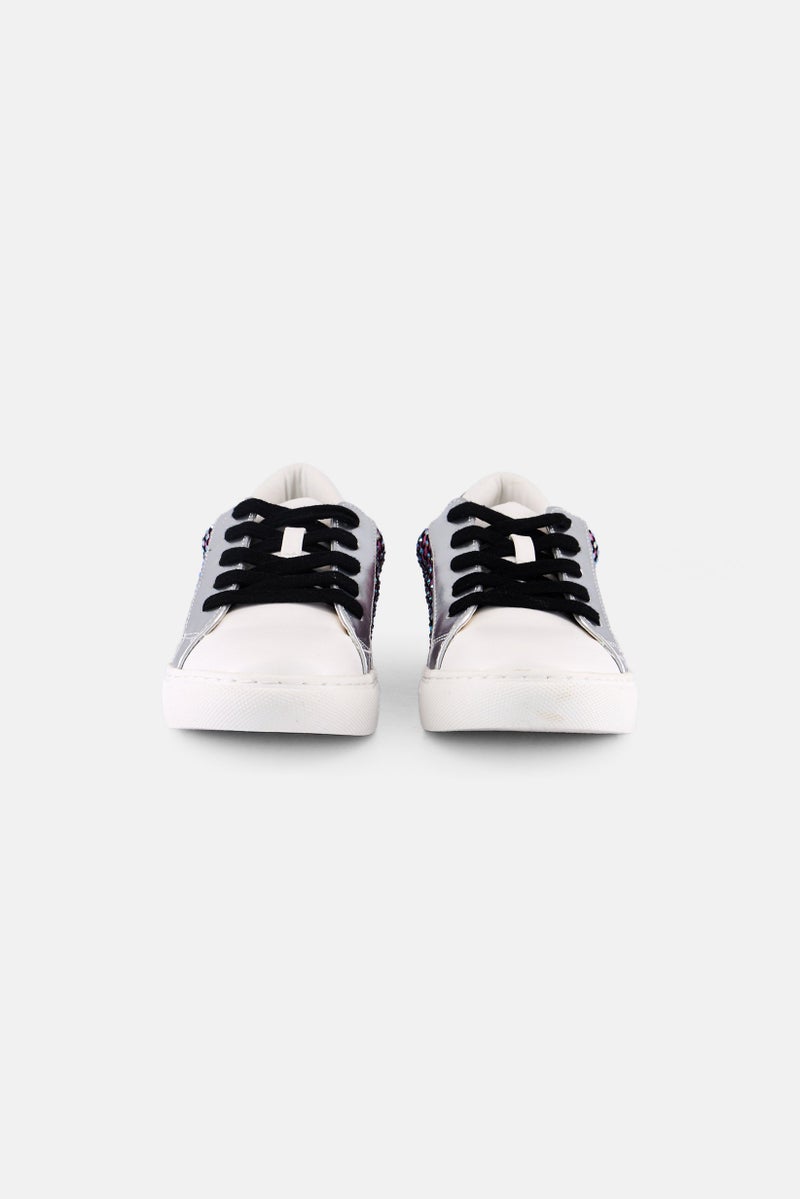 STEVE MADDEN Kids Girl Jrowdy Lace Up Shoes, Multicolor - Image 2