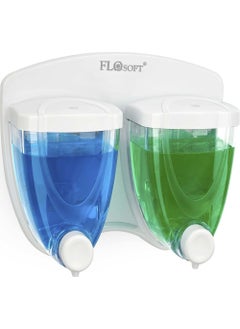5DM Twin Liquid Soap Dispenser Plastic 350+350 ml 