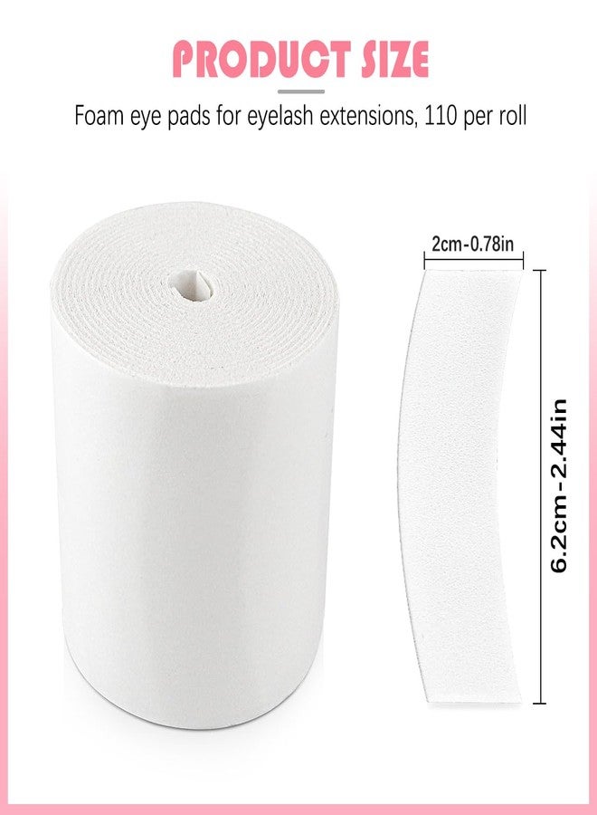 UPIQNG Eyelash Extension Pads Pre-Cut Foam Eyelash Tape U-shaped Eyelash Grafting Eye Patch Lash Tape Under Eye Pads Medical Beauty Tools 110pcs - Image 2
