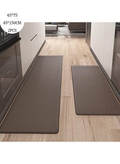 Kitchen Rugs, Non Skid Waterproof Kitchen Mats Anti-fatigue Thick Cushioned  Floor Rug( Size,color : 45x75cm-grey