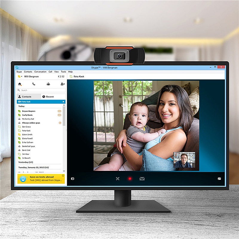 1080P 2MP HD Webcam 30fps Auto Focusing Web Cam Noise-reduction MIC Laptop Computer Camera USB Plug & Play for Laptop Desktop - Image 4