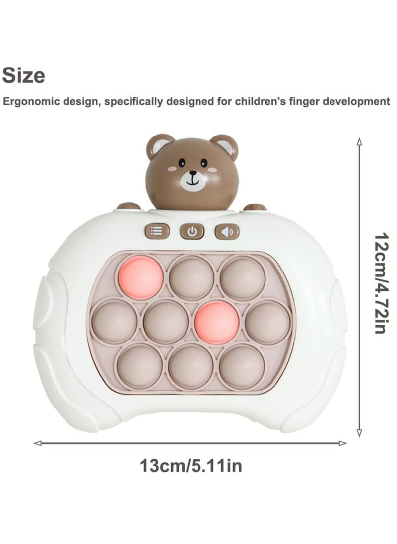 Pop It Game Light Up Fidget Toy, Quick Push Game Console, Whack A Mole Game, Decompression Breakthrough Puzzle Pop Game Machine, Multiple Game Modes Toy For 3+ Years - Package Shape May Vary  - Image 5