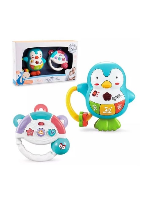 Interactive Musical Penguin with Steering Wheel