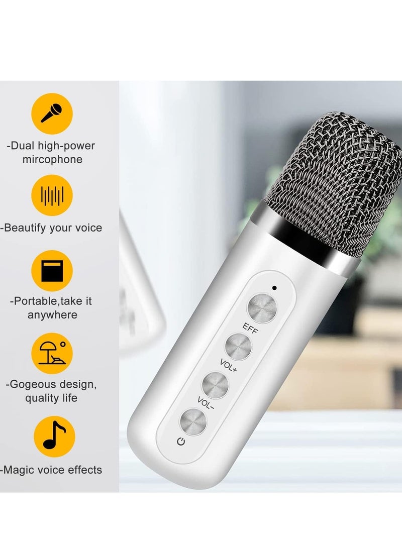 JAJEEK Karaoke Machine with 2 Wireless Microphones for Adults | Portable Bluetooth Speaker System for Kids | Singing Machine with Echo & Voice Cut | Supports TF, AUX-IN | Perfect for Home Parties, Meetings, and Family Fun - Image 5