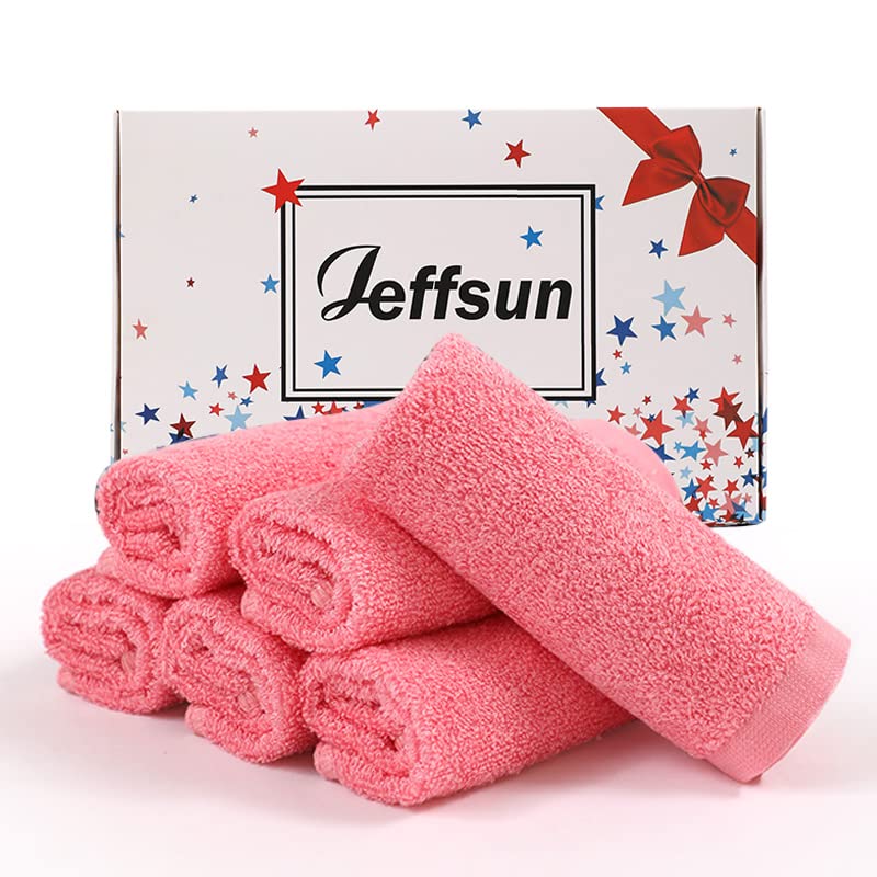 Baby Washcloths 6 Pack 10x10 inch Heavenly Soft Pink Wash Cloths for Face and Body Gentle  Safe Face Towel on Sensitive Skin Baby Essentials Bath Shower Gifts for Girl Infant Kid Toddler Children