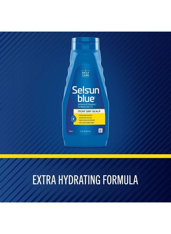Selsun blue Itchy Dry Scalp Anti-Dandruff Shampoo, Extra-Hydrating Formula, Pyrithione Zinc 1%, 21 Oz  - Image 4
