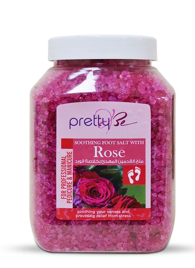 Pretty Be - Soothing Foot Salt with Rose for Profissional Pedicure & Manicure 1.5kg - Image 1