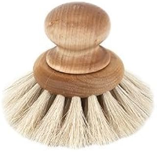 Iris Hantverk Iris Hantverk Birch and Horse Hair Round Dish Brush with Knob  - Image 1