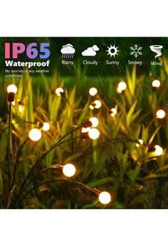 Cool Baby COOLBABY Hard Thorn Solar Firefly Lights 4 packs of 8 LED Solar Swing Lights Solar Garden Lights Waterproof Solar Firefly Lights Outdoor Solar Garden Decorative Lights  - Image 3