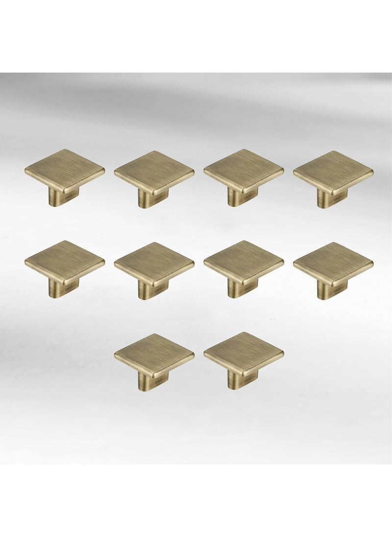 LAPO LAPO 10 Pack Exclusive Cabinet Knobs Drawer Pulls Knobs for Dresser Drawers Drawer Knobs Handle Kitchen Knobs Antique Finish Pack of 10 pcs  - Image 1