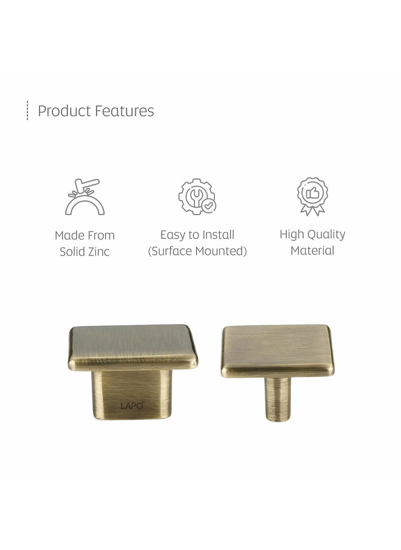 LAPO LAPO 10 Pack Exclusive Cabinet Knobs Drawer Pulls Knobs for Dresser Drawers Drawer Knobs Handle Kitchen Knobs Antique Finish Pack of 10 pcs  - Image 5