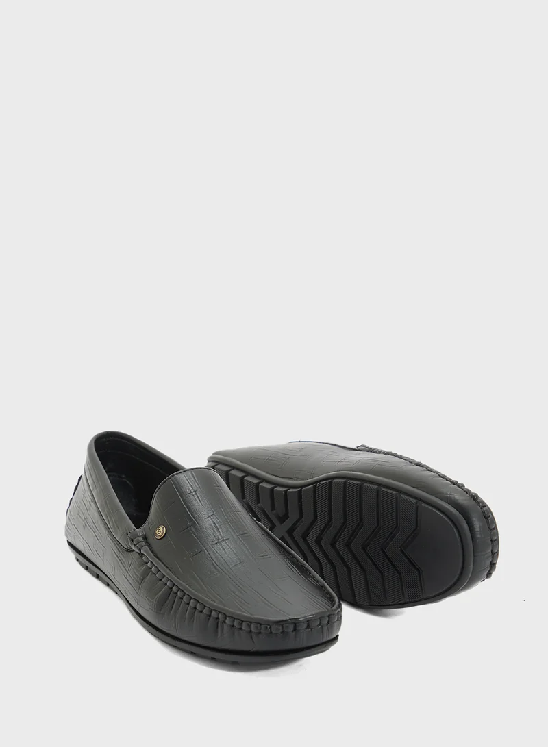 Robert Wood Croc Emboss Loafers