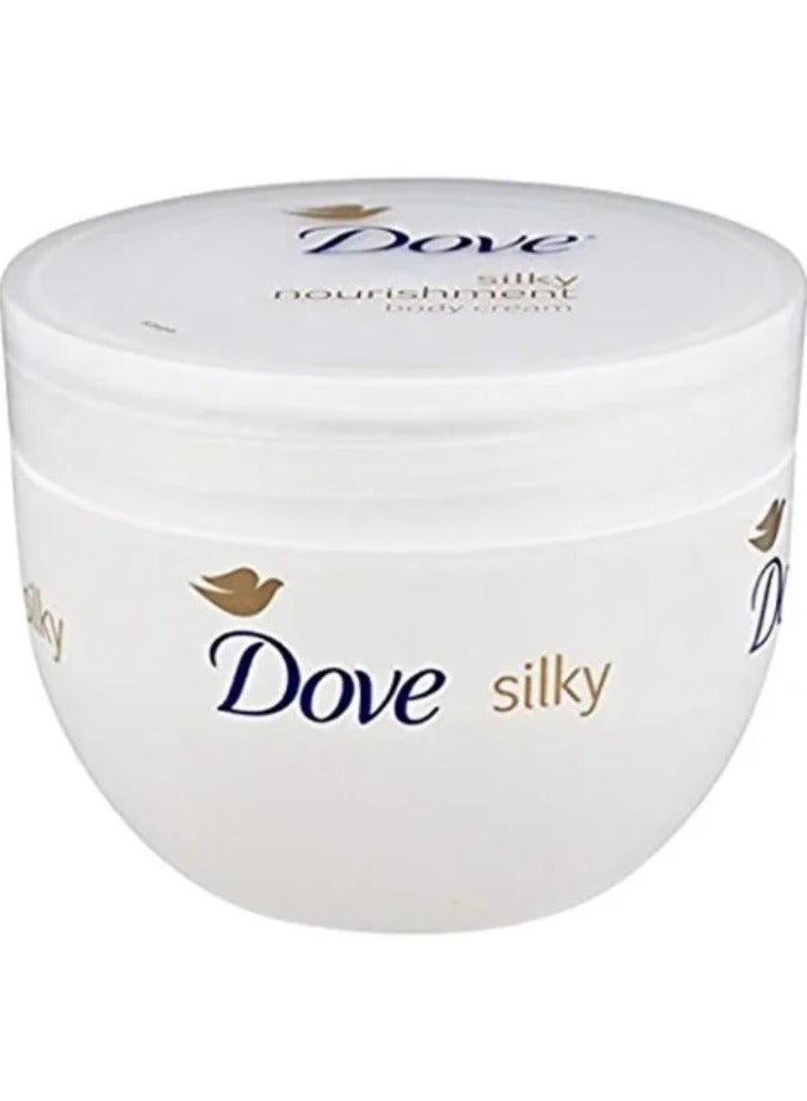 دوف كريم الجسم تغذية حريرية للبشرة العادية 300 مل - Image 2