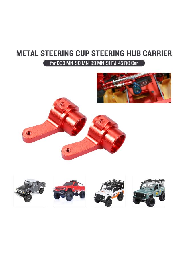 NIBEMINENT 2-Piece Replacement RC Car Rear Steering Cup Hub Carrier - Image 3