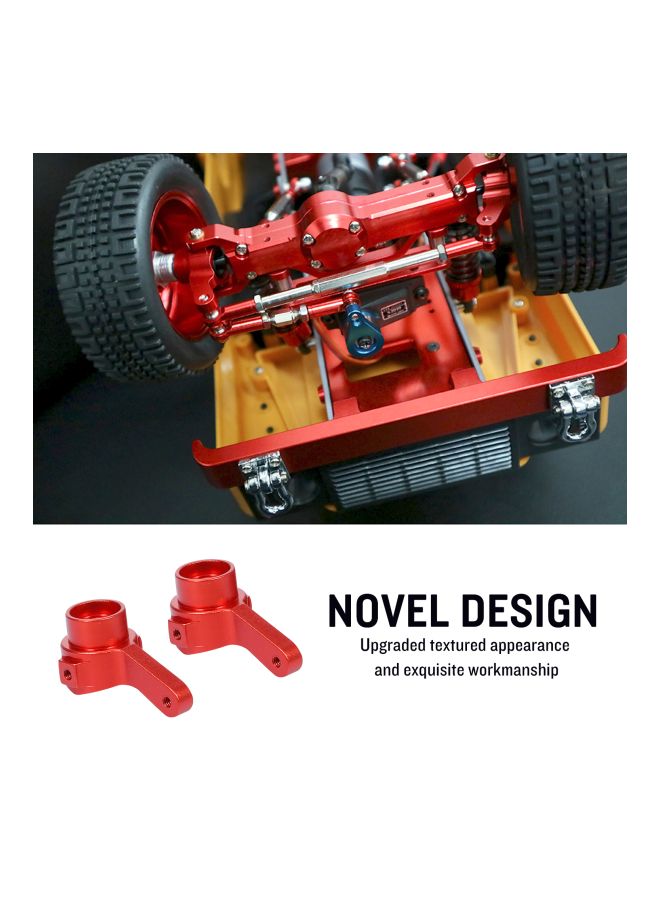 NIBEMINENT 2-Piece Replacement RC Car Rear Steering Cup Hub Carrier - Image 2