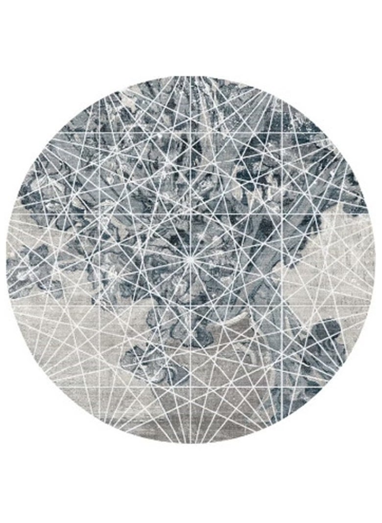 Loquat Squality Polyester Fiber Machine Washable Vintage Round Carpet  - Image 1