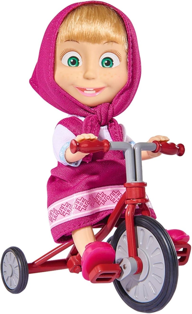 نيكست سيمبا ماشا والدب - دمية ماشا ثلاثية العجلات - 12 سم