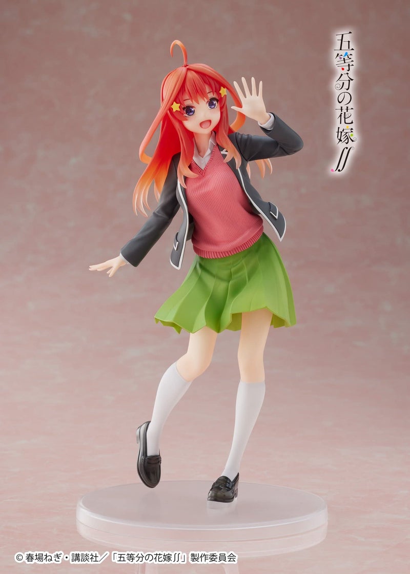 Taito The Quintessential Quintuplets Coreful Figure Nakano Itsuki ~Uniform ver~ Prize Figure - Image 2