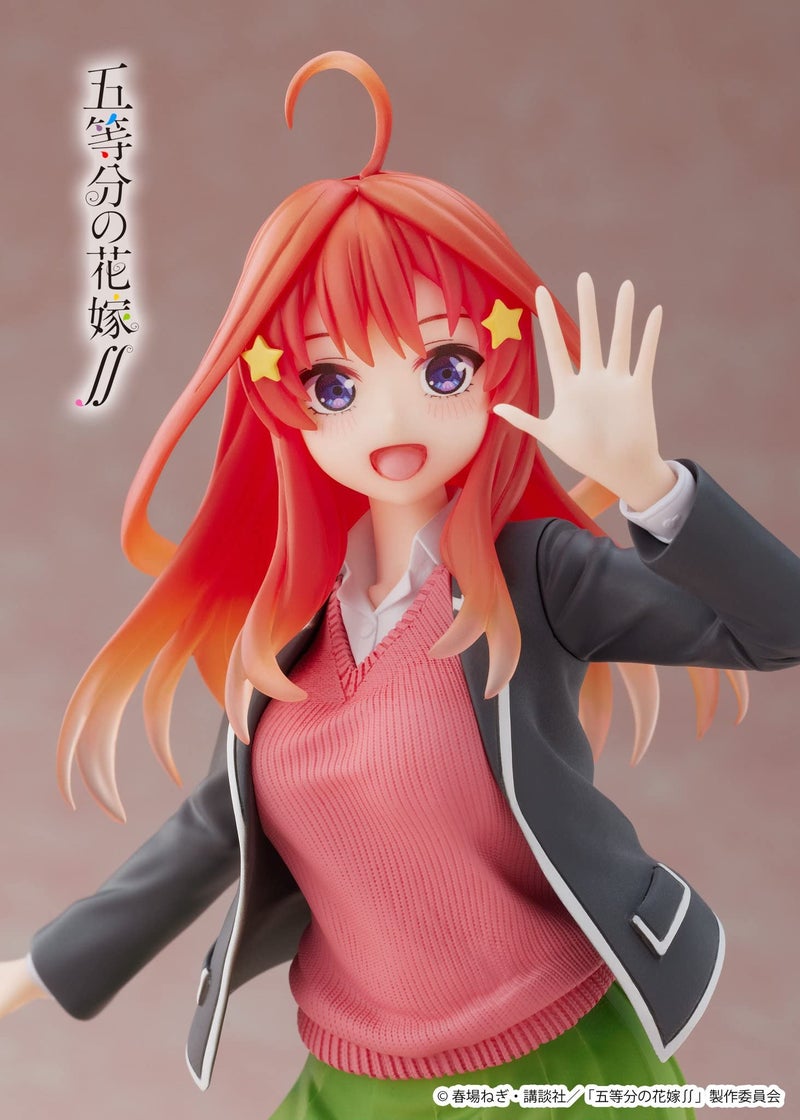 Taito The Quintessential Quintuplets Coreful Figure Nakano Itsuki ~Uniform ver~ Prize Figure - Image 3