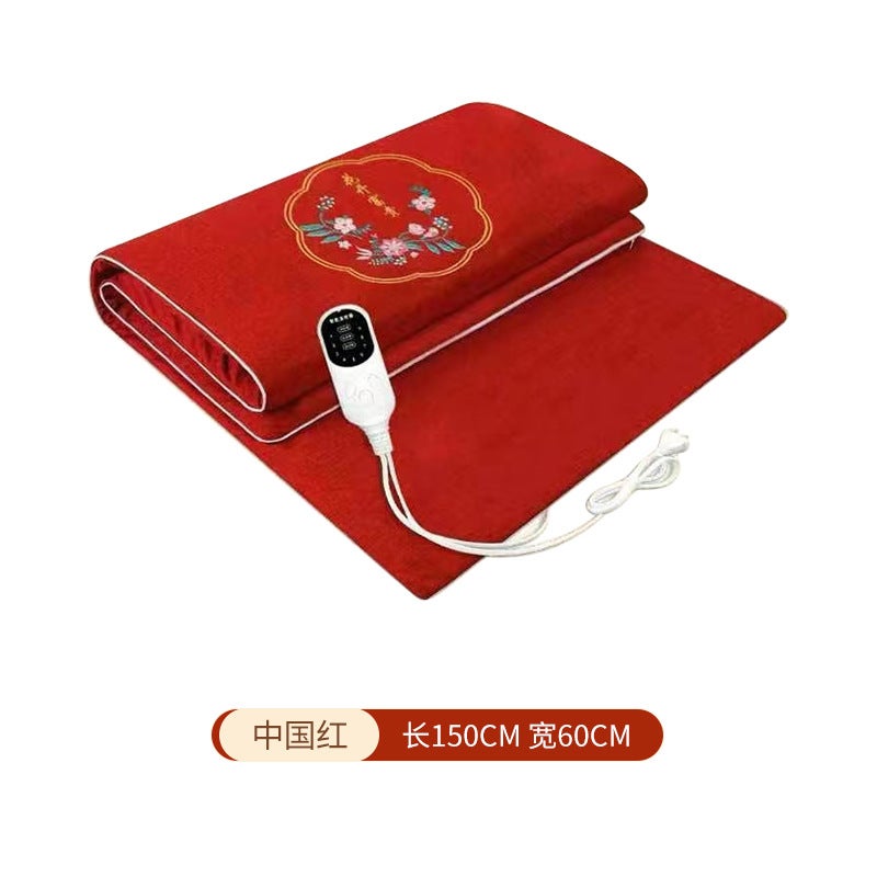 Electric Moxibustion Blanket Winter Moxibustion Electric Blanket Household Moxa Blanket Moxa Heating Cushion Full Body Hot Compress Blanket Elegant purple - Image 5