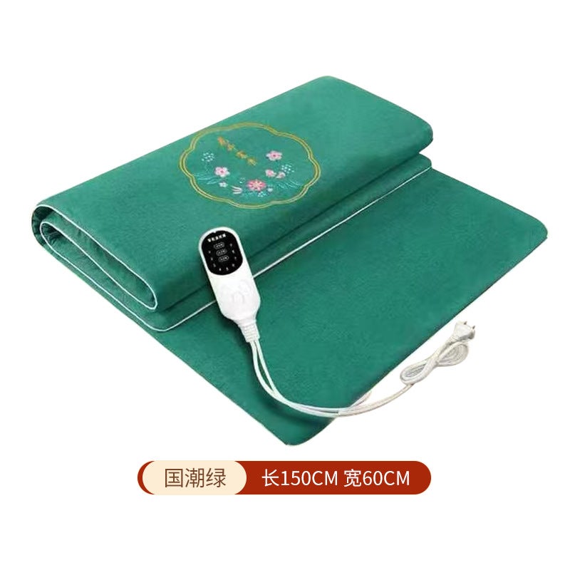 Electric Moxibustion Blanket Winter Moxibustion Electric Blanket Household Moxa Blanket Moxa Heating Cushion Full Body Hot Compress Blanket Elegant purple - Image 3