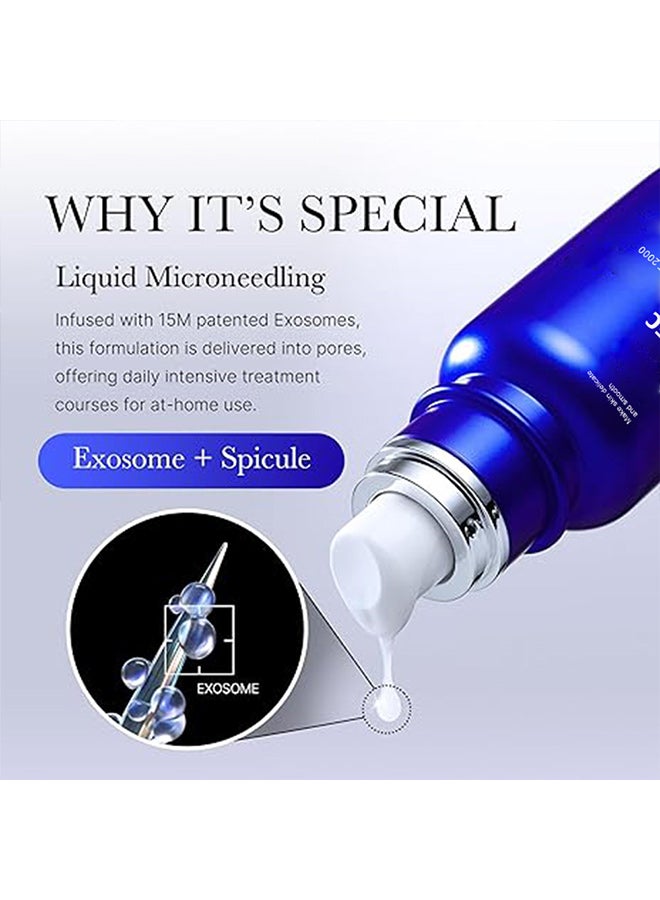 KOEC Blue Microneedle Facial Serum, Anti-Acne Liquid Skin Enhancing Essence - Image 3