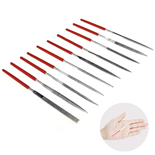 Kalim MINI Diamond Needle File Set (10pcs 150 Grit Precision Diamond File) - Image 1