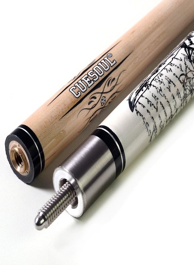 CUESOUL Rockin Series 58" 21oz Maple Pool Cue Stick Set with Joint Protector/Shaft Protector and Cue Towel G407 - Image 4