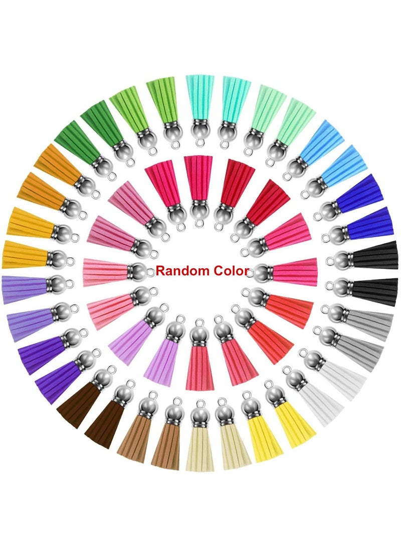 Sweet seven 120-Piece Acrylic Keychain Blanks Vinyl Kit - Includes 30 Acrylic Blanks, 30 Keychain Tassels, 30 Key Chain Rings, and 30 Jump Rings - Perfect for DIY Keychain Vinyl Crafting - Image 2