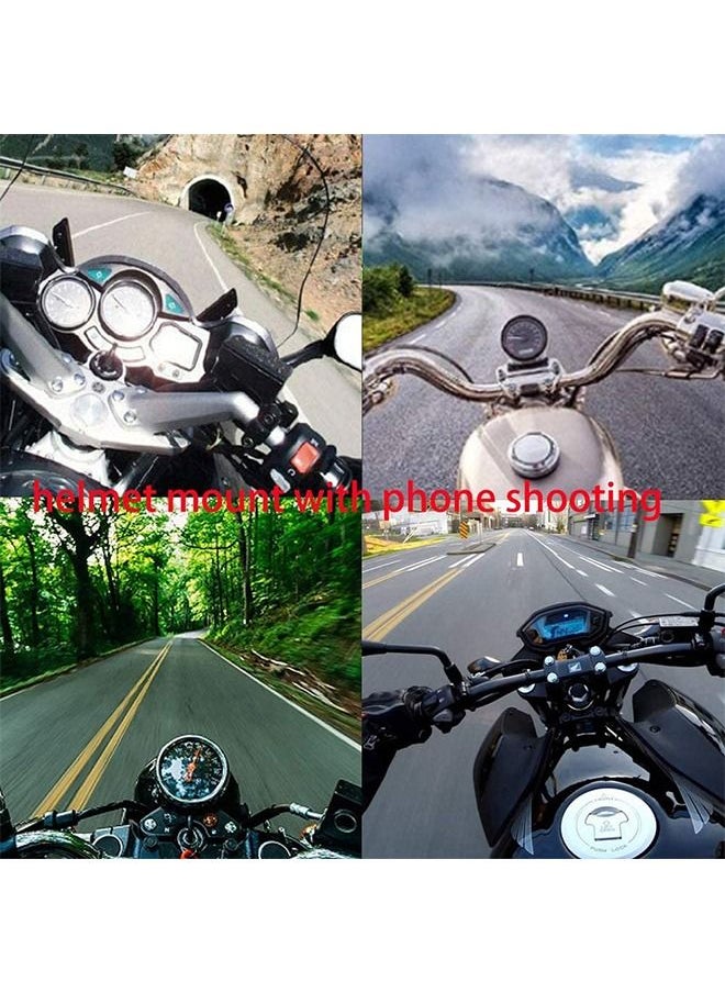 Sharpdo Helmet Chin Mount for Mobile Phone and GoPro, Motorcycle Strap Holder for iPhone Samsung  - Image 5