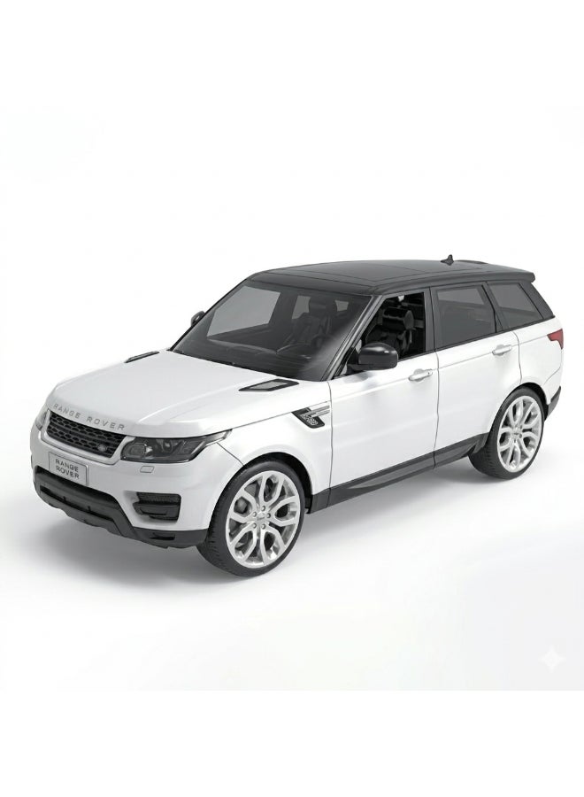 RW Land Rover Range Rover Sport Remote Control Car 1:14 Scale 2.4GHz RC SUV Toy with Lights, Rechargeable 6V Battery, Realistic Design, Multi-Directional Control,  Colors for Kids 6+ White - Image 1