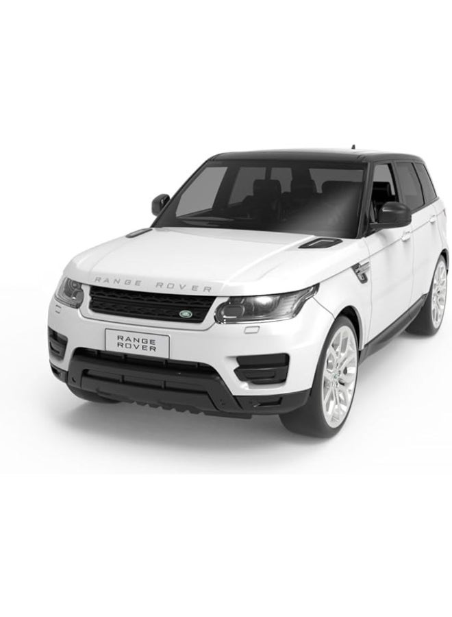 RW Land Rover Range Rover Sport Remote Control Car 1:14 Scale 2.4GHz RC SUV Toy with Lights, Rechargeable 6V Battery, Realistic Design, Multi-Directional Control,  Colors for Kids 6+ White - Image 2