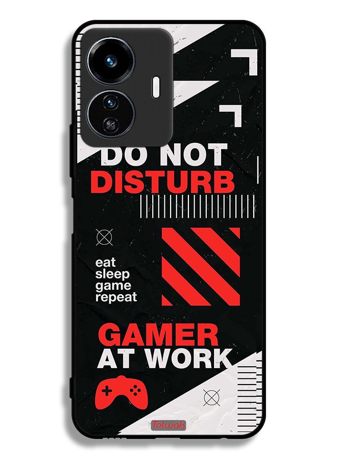 Tolwak Vivo Y77e 5G Protective Case Cover Do Not Disturb Gamer At Work - Image 2