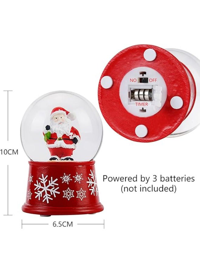 Snow Globes,Illuminated with Lights Water Ball - Image 3