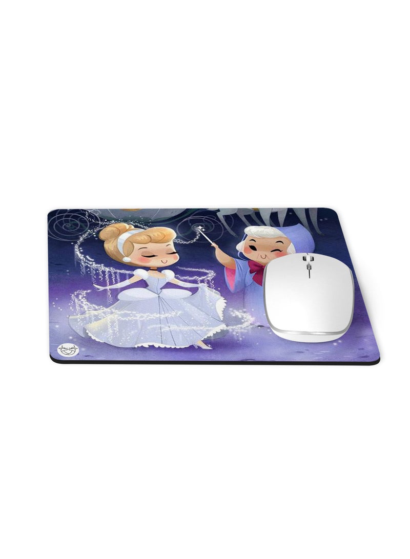 Reeman Design Mousepad printed with Cinderella witch design