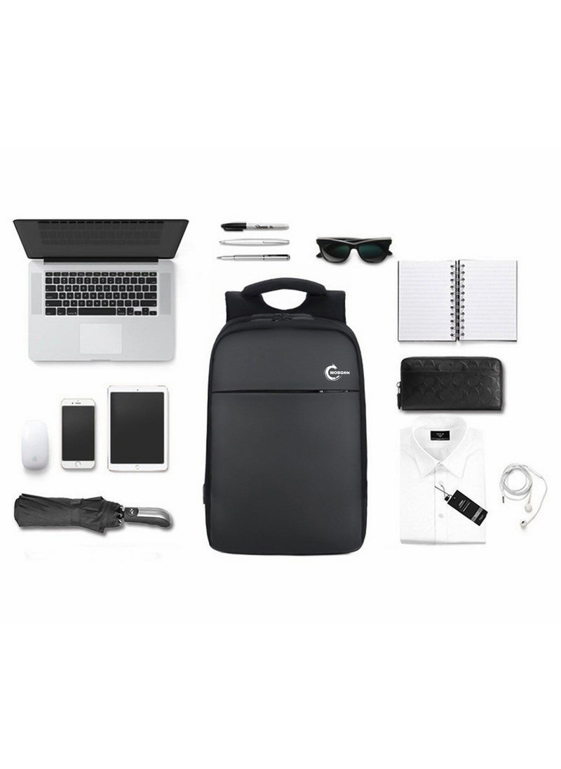 Generic - 15.6-Inch Waterproof Laptop Backpack With Usb Charging Port - Black - Image 1