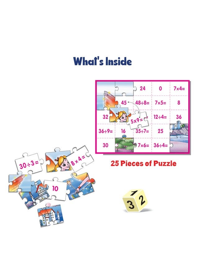Creative's Math Puzzles Multiplication & Division, Math Learning Jigsaw Puzzles, Reinforce Multiplication and Division Skills, Learning & Educational Puzzles, Math Puzzles Series for Ages 7 &Up - Image 2