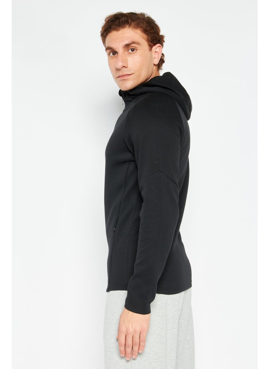 TapouT Men Sportswear Fit Long Sleeves Training Sweatshirt, Black  - Image 3
