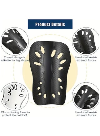 Soccer Shin Guards, Shin Guard, Shin Sleeves For Football Games With EVA Cushion Protection - view 3