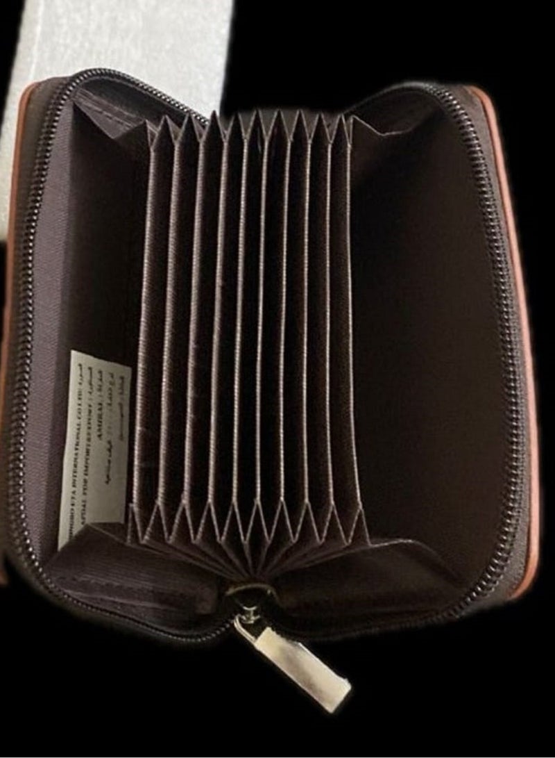 Horse card wallet - high quality - Havana - Image 2