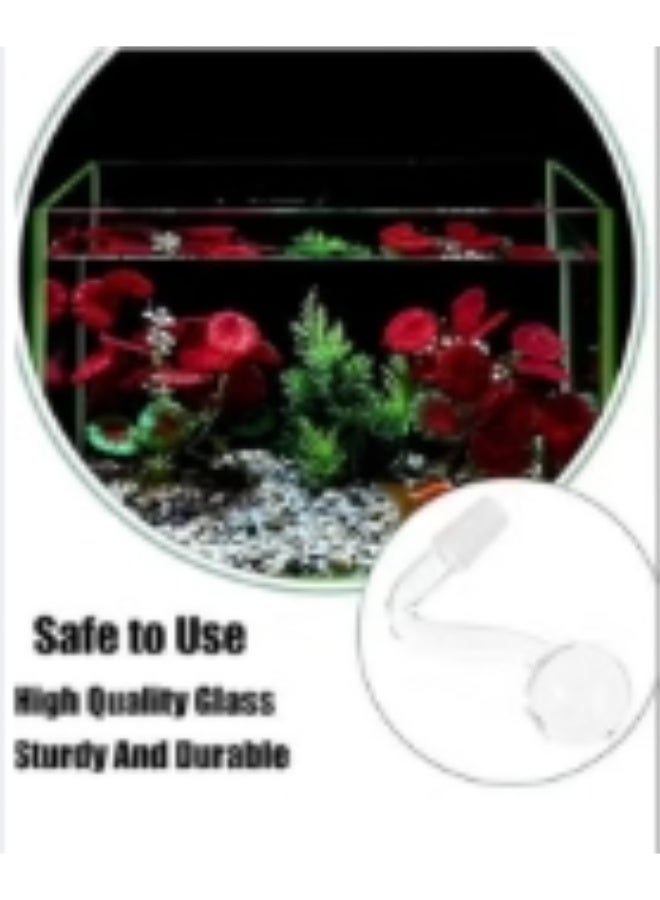 6Pcs 14mm Glass Mini inflow Pipe,Inflow Pipe Water Pump Aquarium FilterTubing, Surface Skimmer, AquariumPlanted Tank Aquascaping Fish TankAccessories, for Fish Tank - Image 3